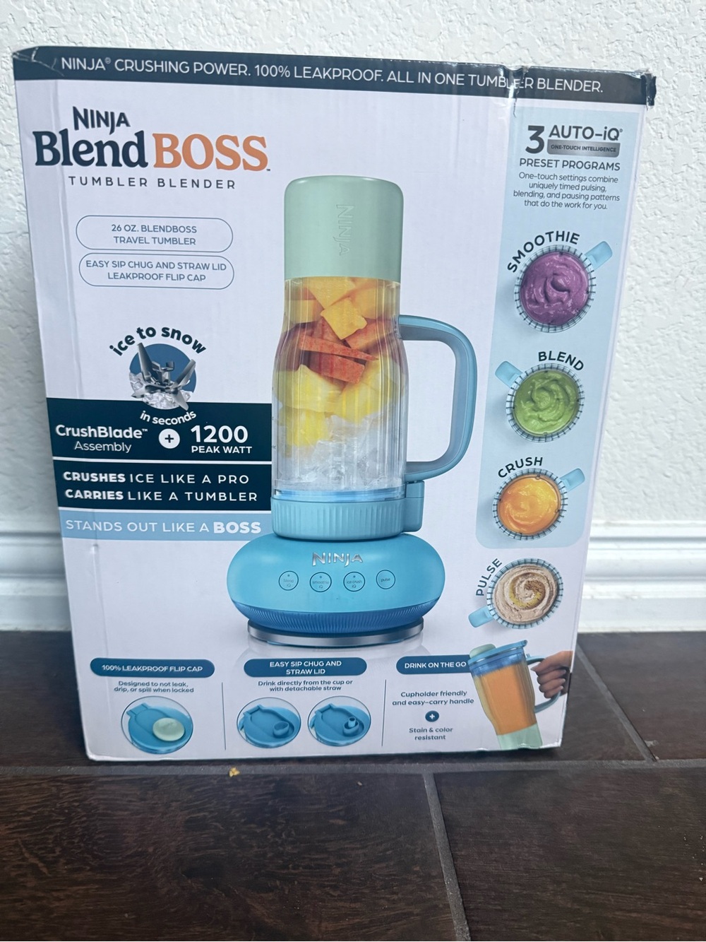 Ninja BlendBOSS™ Personal Blender Bundle with 26 oz Travel Tumbler